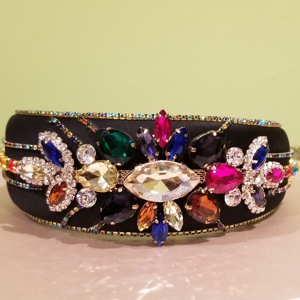 Multicolor Rhinestone Headband - Picture 2 of 5